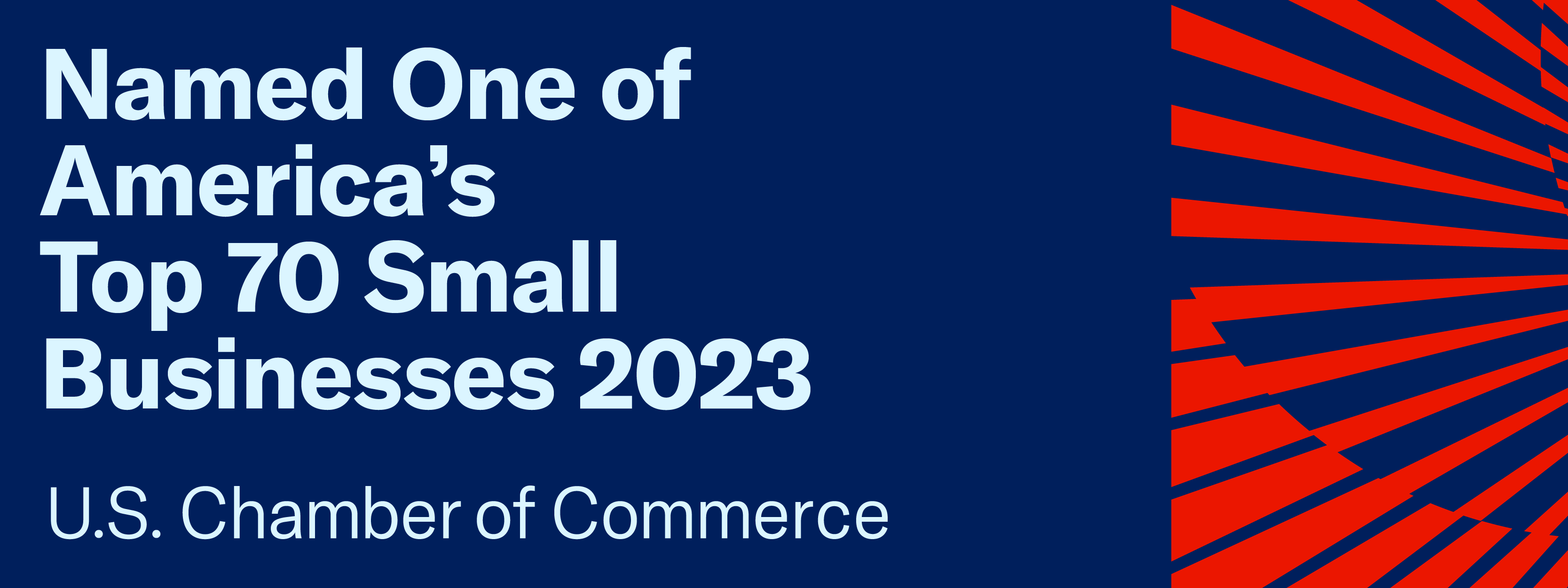 US Chamber of Commerce: America's Top Small Business 2023. DCSI Top 10 in Southeastern Region.