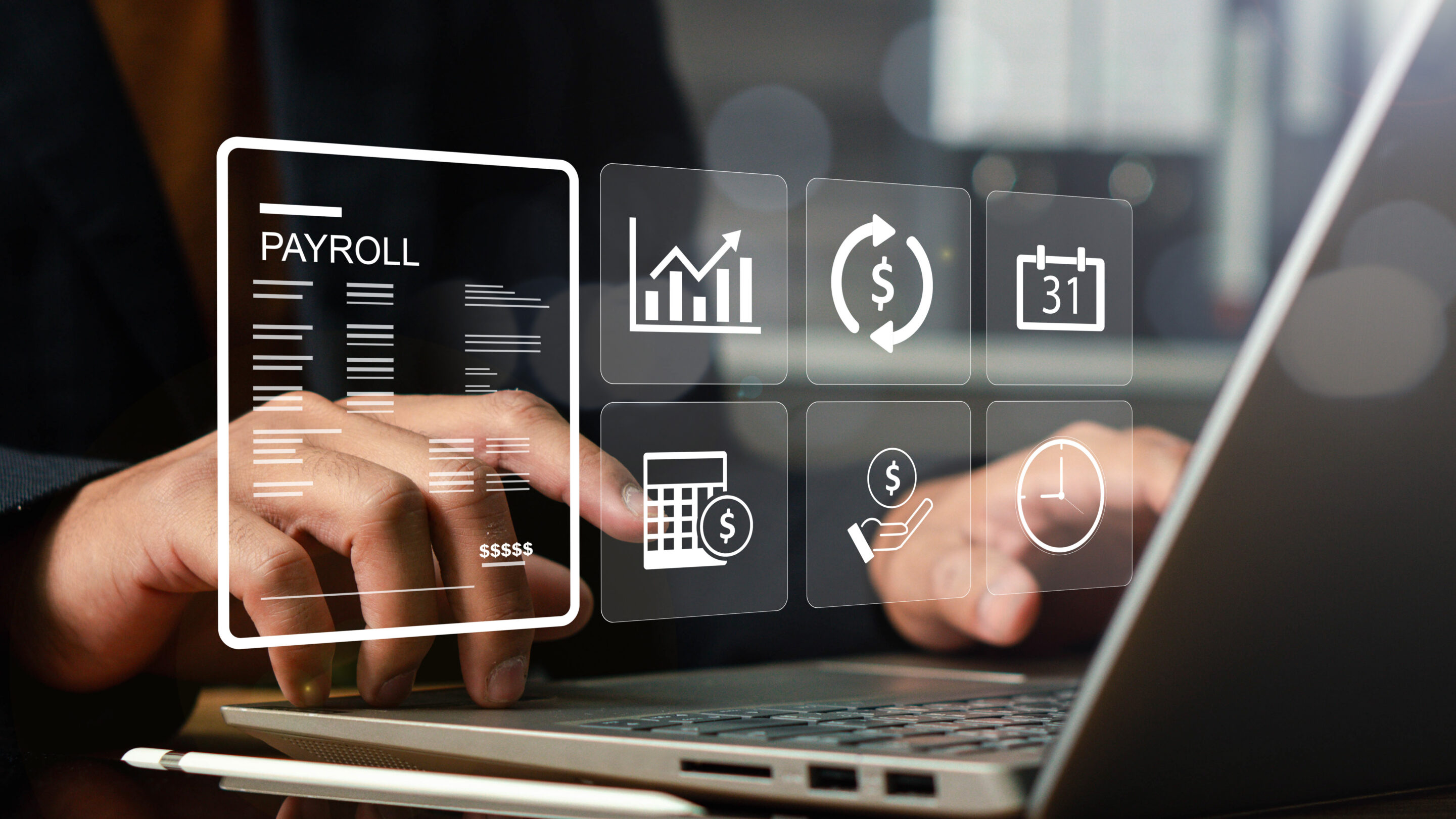 Outsourced payroll administration, management, and processing.